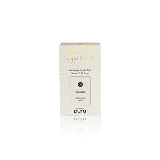 Capri Blue volcano holiday pura refill packaging on a white background