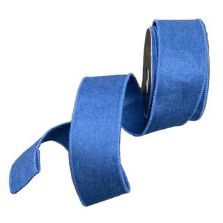 Paper Felt Blue Ribbon 2.5" - SOLD BY THE FOOT