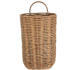 Poly Weave Door Basket rattan handle