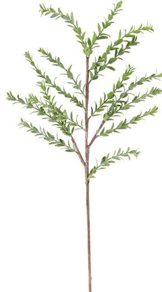 Powdered Green Real Touch Myrtle Branch 33"