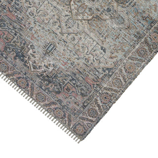 Prairie PRE 5 Light Blue Pink Rug 8'x10' hand woven artisan low pile high traffic