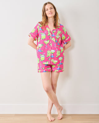 Prinfresh cabo pink margarita pajama set