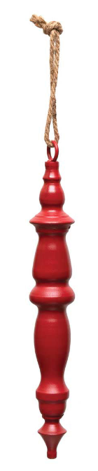 Red Finial Ornament Assorted