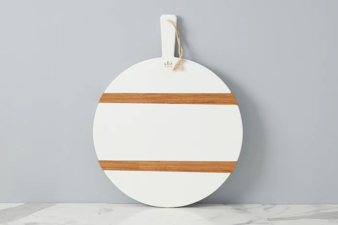 ETU White Round Charcuterie Board
