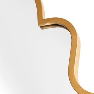 Raven 1 Mirror gold trefoil arch full length