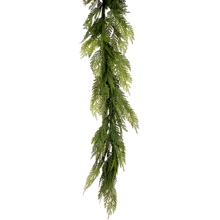 Real Touch Cedar Garland 6'