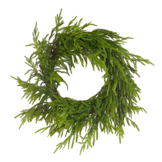 Real Touch Norfolk Pine Wreath 26"
