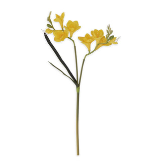 Real Touch Yellow Freesia Stem