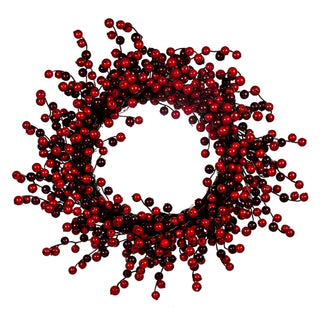 Red Berry Wreath Outdoor 22"