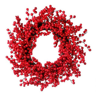 Red Gooseberry Wreath 24"