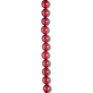 Red Pearl Bead Garland 72"