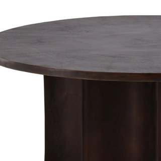 Redfern Coffee Table antique bronze pedastal