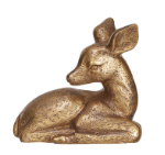 Resin Animals in Antique Gold Finish Assorted deer