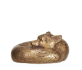 Resin Animals in Antique Gold Finish Assorted fox