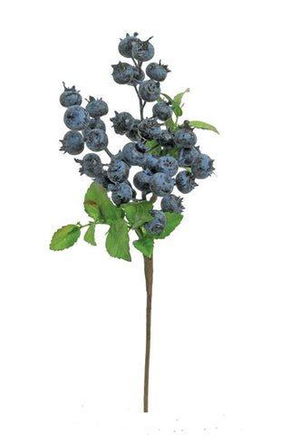 Rosehip Berry Cluster in Navy blue 