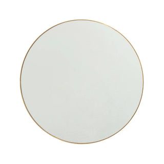 Round Metal Framed Wall Mirror
