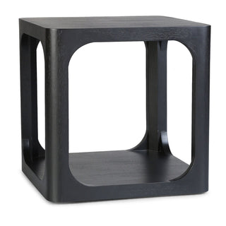 Archie 22" Side Table in Matte Black