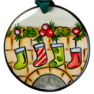 Stockings Fireplace Ornament