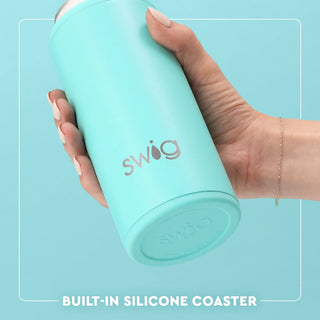 SWIG Skinny Can description of silicone coaster