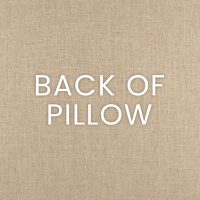 Saddler Pillow in Demin 22"x22" beige