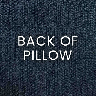Sakura Pillow in Indigo 24"x24" navy 