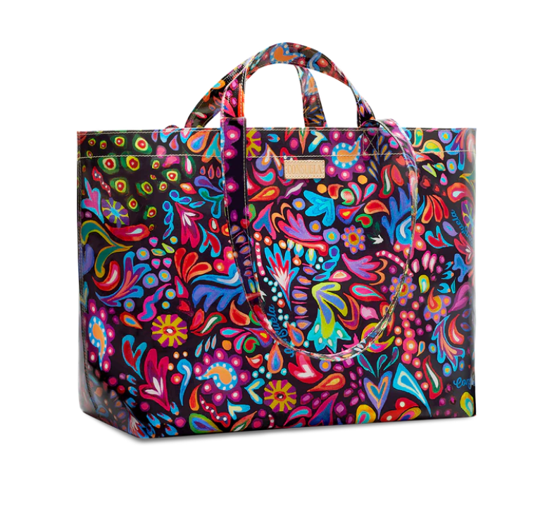 Consuela Grab 'n' Go Jumbo Tote Sophie Black Swirly
