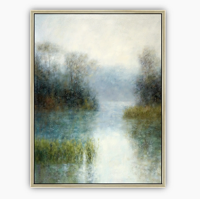 No Wake Zone Framed Canvas 30"x40"