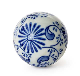 Blue & White Chinoiserie Decorative Balls Assorted