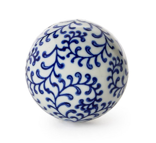 Blue & White Chinoiserie Decorative Balls Assorted
