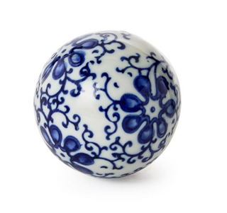 Blue & White Chinoiserie Decorative Balls Assorted