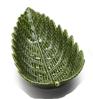 Fern Leaf Tid Bit Plates Assorted