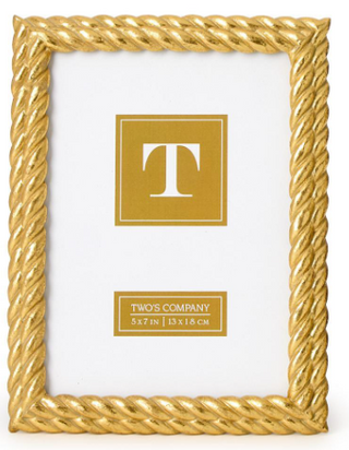 Gold Double Rope Photo Frame Assorted