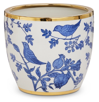 Blue Bird Cache Pot Assorted