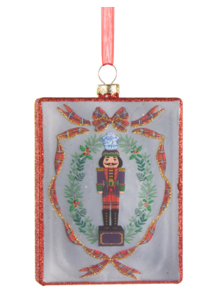 Noble Nutcracker Rectangle Ornament Assorted