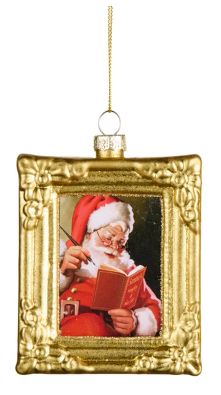 The Night Before Framed Art Ornament 4.25" Assorted