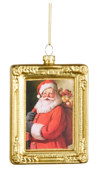 The Night Before Framed Art Ornament 4.25" Assorted