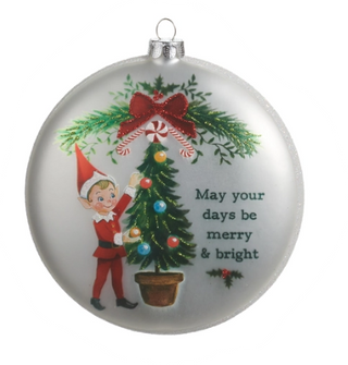 Santa's Little Helper Ornament Assorted