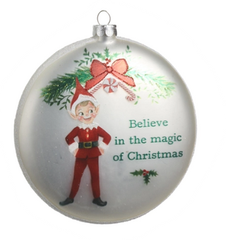 Santa's Little Helper Ornament Assorted