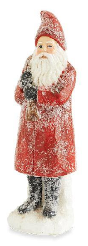 Sugared Santa Figurine Assorted