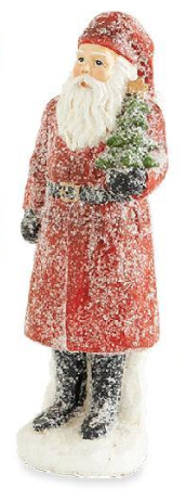 Sugared Santa Figurine Assorted