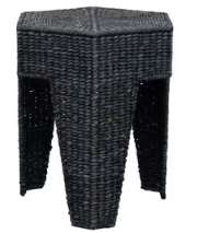 Water Hyacinth Nesting Accent Table, Sold Individually 3 Sizes