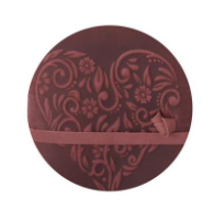 Leather Heart Embossed Handcrafted Deckle Edge Unlined 6" Journal Assorted