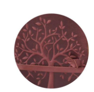 Leather Tree Embossed Handcrafted Deckle Edge Unlined 6" Journal Assorted