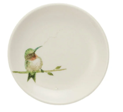 Bird on Branch Stoneware Dish Assorted