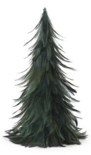 Wispy Green Feather Cone Tree Assorted