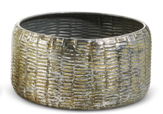 Distressed Pewter Containers Assorted