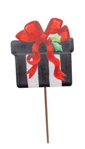 Small Elegant Gift Box Metal Stake Assorted