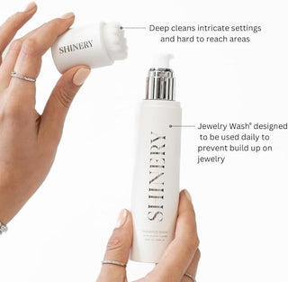 Shinery Radiance Wash Luxury Jewelry Cleaner and Brush Duo