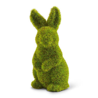 Small Moss Standing Bunny green texture easter
