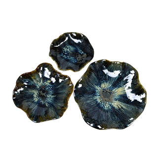 Southbay Trays decorative plate blue brown